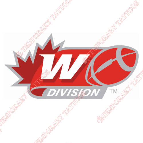 Canadian Football League Customize Temporary Tattoos Stickers NO.7643